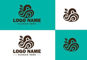 nuvem logotipo ícone vetor arte gráficos para o negócio marca aplicativo ícone céu nuvem logotipo modelo