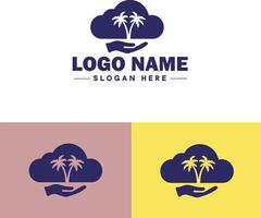 nuvem logotipo ícone vetor arte gráficos para o negócio marca aplicativo ícone céu nuvem logotipo modelo