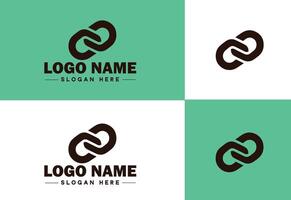 cadeia ícone logotipo vetor arte gráficos para o negócio marca aplicativo ícone cadeia logotipo modelo