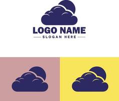 nuvem logotipo ícone vetor arte gráficos para o negócio marca aplicativo ícone céu nuvem logotipo modelo