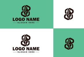 cadeia ícone logotipo vetor arte gráficos para o negócio marca aplicativo ícone cadeia logotipo modelo