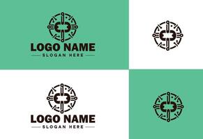 cadeia ícone logotipo vetor arte gráficos para o negócio marca aplicativo ícone cadeia logotipo modelo