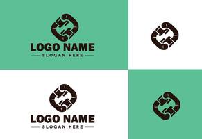 cadeia ícone logotipo vetor arte gráficos para o negócio marca aplicativo ícone cadeia logotipo modelo