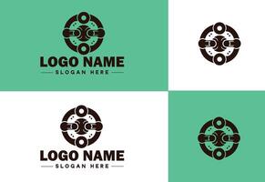 cadeia ícone logotipo vetor arte gráficos para o negócio marca aplicativo ícone cadeia logotipo modelo