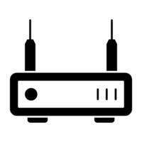ícone de design perfeito do roteador wifi vetor
