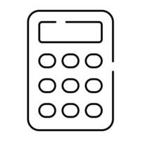 um ícone de download premium do triturador de números, calculadora vetor