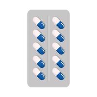 cápsulas selar medicamentos vetor