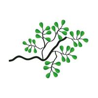 ícone de galho de árvore vetor