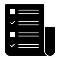 ícone de design moderno de lista de verificação vetor