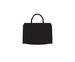 senhoras Bolsa ícone. Preto e branco ilustração do mulheres Bolsa vetor