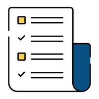 ícone de design moderno de lista de verificação vetor