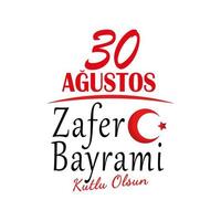 30 agustos zafer bayrami vetor