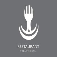restaurante garfo colher logotipo vetor. restaurante Comida logotipo ícone ilustrador.fork e colher logotipo símbolo para todos restaurante Comida dieta vetor
