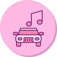 carro música vetor ícone