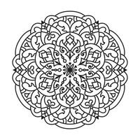 mandala para coloração página vetor