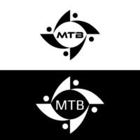 mtb logotipo. m t b Projeto. branco mtb carta. mtb, m t b carta logotipo Projeto. inicial carta mtb ligado círculo maiúscula monograma logotipo. m t b carta logotipo vetor Projeto. topo logotipo, a maioria recente, destaque