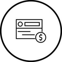 ícone de vetor de pagamento com cartão