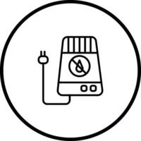 ícone de vetor de desumidificador de ar