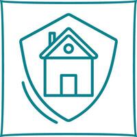 ícone de vetor de proteção de casa