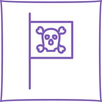 pirata bandeira Eu vetor ícone