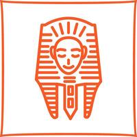ícone de vetor de rosto egípcio