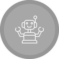 industrial robô iii vetor ícone