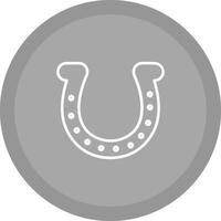 ícone de vetor de sapato de cavalo