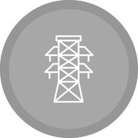 ícone de vetor de torre de eletricidade
