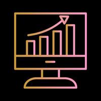ícone de vetor de crescimento de negócios