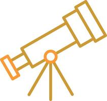 ícone de vetor de telescópio