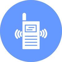 ícone de vetor de walkie-talkie