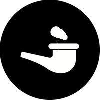 ícone de vetor de cachimbo de fumaça