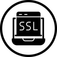 ícone de vetor ssl