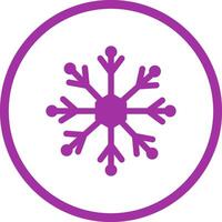 ícone de vetor de floco de neve