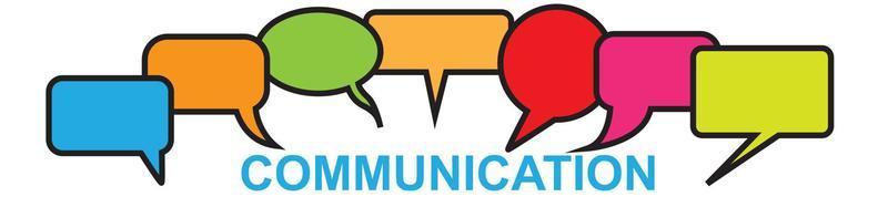 discurso de pessoas, discussão, reunião, diálogo. comunicar nas redes sociais concept.stock vector