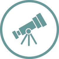 ícone de vetor de telescópio