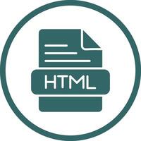 ícone do vetor html