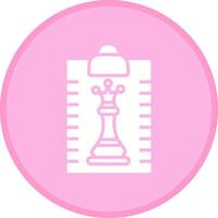prancheta xadrez vetor ícone