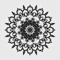 ilustração de mandala abstrata de conceito decorativo vetor