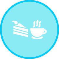 ícone de vetor de café servido