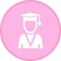 masculino graduado vetor ícone