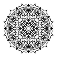 ilustração decorativa da mandala do sumário do conceito. eps 10 vetor