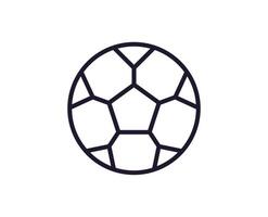 esporte, ginástica e peso perda conceito. na moda placa desenhado dentro linha estilo. perfeito para rede sites, aplicativos, interface do usuário, anúncios. editável AVC. vetor linha ícone do Esportes bola