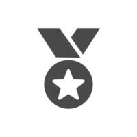 medalha logotipo. medalha ícone isolado em branco fundo vetor