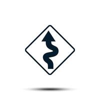 estrada placa vetor logotipo modelo ilustração eps 10