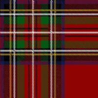 xadrez padronizar dentro escocês estilo. tartan. uma clássico Natal geométrico padronizar. de lã vermelho tecido. vetor