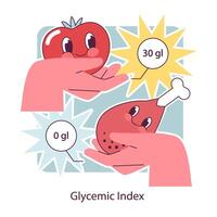 diabetes. medindo açúcar sangue com glicosímetro. glicose monitoramento, vetor