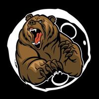 Urso vetor logotipo