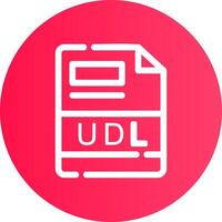 udl criativo ícone Projeto vetor