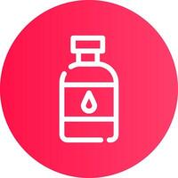 design de ícone criativo de garrafa de água vetor